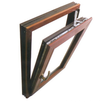 Alliage d&#39;aluminium Bottom-Hung extérieur Swing Window